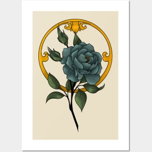 Blue Rose Posters and Art